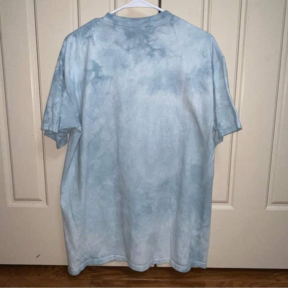 The Mountain Dog Is Love by Dean Russo Blue Tie Dye Dog Shirt Size L - Picture 8 of 10